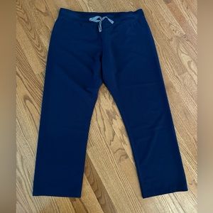 Figs Technical Collection Livingston Basic Navy Blue Scrub Pants Size XL Petite